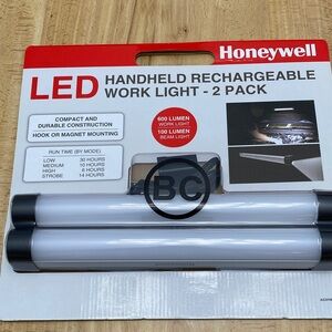 NIP Honeywell LED Handheld Rechargeable Work Light - 2 Pack